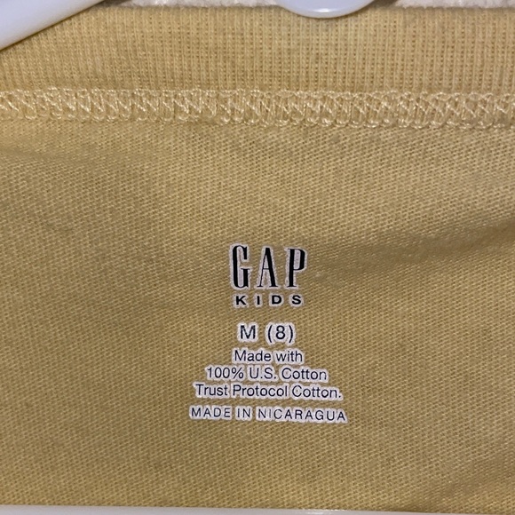 GAP Yellow Long Sleeve Tee with Guitar Graphic - Picture 4 of 6